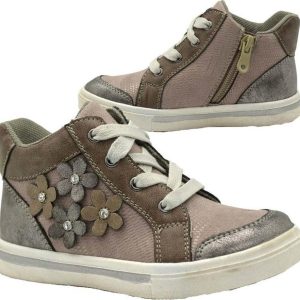 boty dívčí celoroční, Bugga, B00147-09, šedá – 25