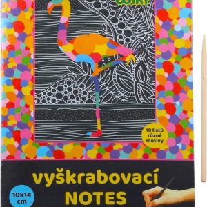 Vyškrabovací notes 10x14cm / 10 listů, WIKY, W011369