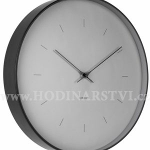 Designové nástěnné hodiny 5707GY Karlsson 37cm