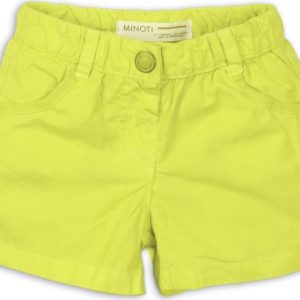 Kraťasy dívčí bavlněné, Minoti, 2SHORT 1, žlutá – 98/104 | 3/4let