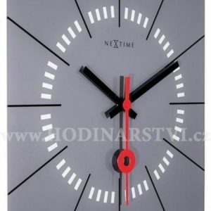 Designové nástěnné hodiny 8636gs Nextime Stazione 35cm