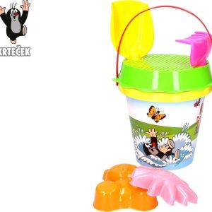 Písek sada Krtek 1,5 L žlutá, Wiky, W013250