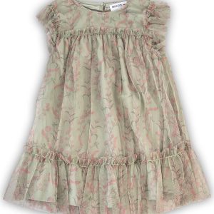 Šaty dívčí, Minoti, SECRET 2, šedá – 80/86 | 12-18m