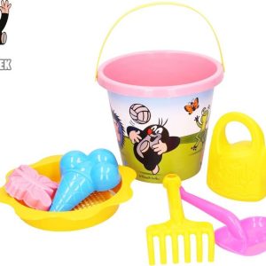 Písek sada Krtek velká 3,5 L růžová, Wiky, W013254