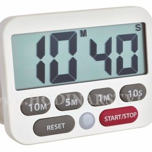 Digitální časovač a stopky TFA 38.2038.02 – bílá