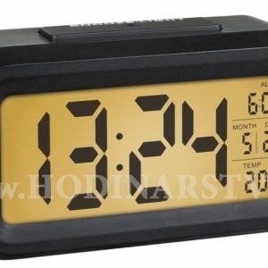 Digitální budík s možností podsvícení TFA 60.2018.01 LUMIO – barva černá