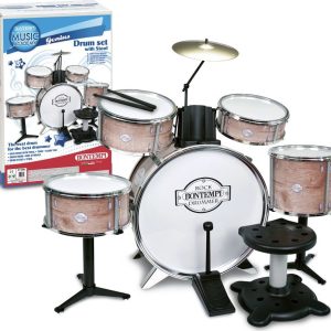 Bontempi Sada rockových bicích se stoličkou 70 x 40 x 80 cm, Bontempi, W011489