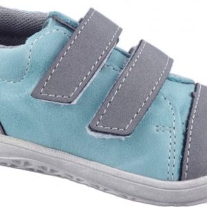 dětská celoroční barefoot obuv J-B16/M/V mint, jonap, tyrkys – 23