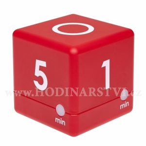 Digitální časovač TFA 38.2039.05 CUBE – červený