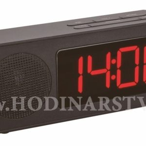 Budík s rádiem, DCF časem a USB výstupem pro dobíjení mobilních zařízení TFA 60.2546.01