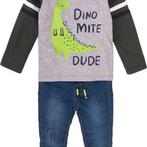 Chlapecký set – tričko a kalhoty džínové, Minoti, Mite 5, kluk – 92/98 | 2/3let