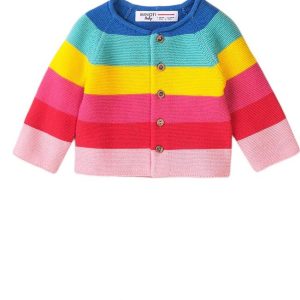 Svetr dívčí celopropínací, Minoti, Magical 7, holka – 92/98 | 2/3let
