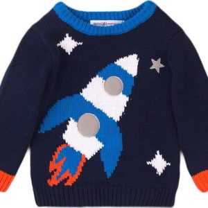 Svetr chlapecký, Minoti, Beam 5, modrá – 92/98 | 2/3let