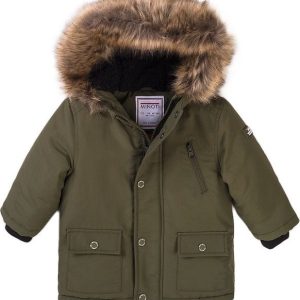 Kabát chlapecký Parka, Minoti, King 1, khaki – 116/122 | 6/7let