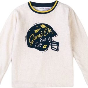 Tričko chlapecké s dlouhým rukávem, Minoti, East 1, bílá – 98/104 | 3/4let