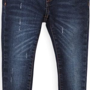 Kalhoty chlapecké džínové s elastanem, Minoti, East 6, modrá – 98/104 | 3/4let