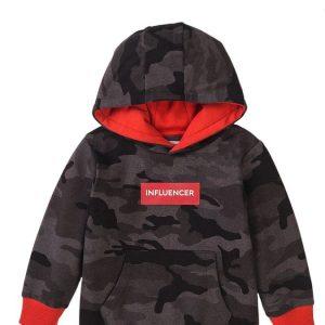 Mikina chlapecká s kapucí, Minoti, Stereo 3, šedá – 98/104 | 3/4let