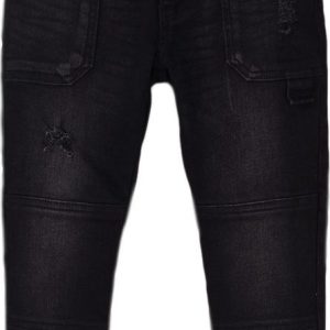 Kalhoty chlapecké džínové s elastanem, Minoti, Stereo 9, černá – 98/104 | 3/4let