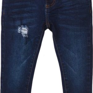 Kalhoty chlapecké džínové s elastanem, Minoti, Scandi 4, modrá – 98/104 | 3/4let