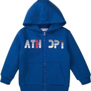Mikina chlapecká s kapucí, Minoti, 7BZTHRU 2, modrá – 98/104 | 3/4let