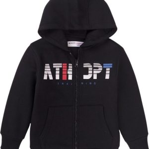 Mikina chlapecká s kapucí, Minoti, 7BZTHRU 5, černá – 98/104 | 3/4let