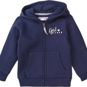 Mikina dívčí s kapucí, Minoti, 8GZTHRU 5, modrá – 98/104 | 3/4let