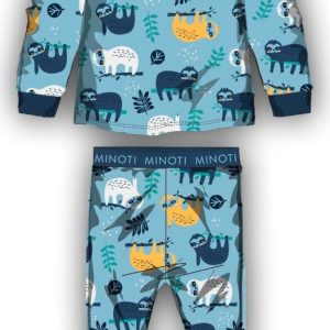 Pyžamo chlapecké, Minoti, TB PYJ 14, modrá – 80/86 | 12-18m