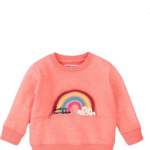 Mikina dívčí, Minoti, Pom 2, růžová – 98/104 | 3/4let