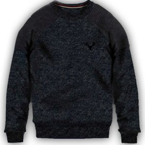 Svetr chlapecký, Minoti, 7BKNIT 5, šedá – 98/104 | 3/4let