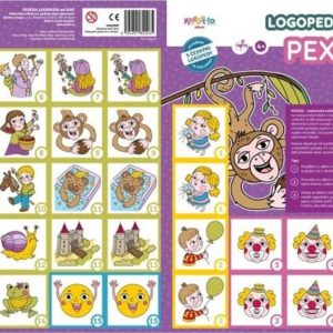 Logopedie mě baví: Pexeso – Motorická cvičení, Kresli.to, W016101