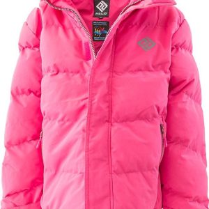 bunda zimní Puffa Neon dívčí, Pidilidi, PD1110-03, růžová – 98 | 3roky