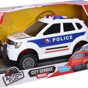 Auto policie na setrvačník s efekty 31 cm, Wiky Vehicles, W012418