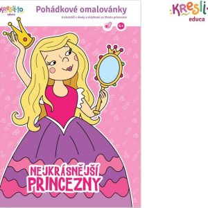 Pohádkové omalovánky – Nejkrásnější princezny, Kresli.to, W018365
