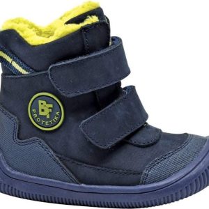 chlapecké zimní boty Barefoot TARIK DENIM, protetika, tmavě modrá – 30