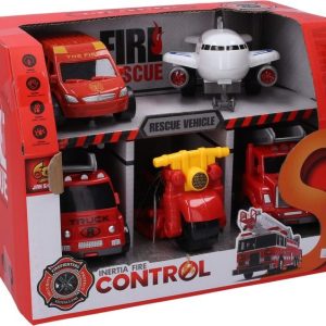 Dopravní prostředky hasičské 5 ks 10 cm, Wiky Vehicles, W013262