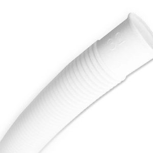 Poolservis Bílá bazénová hadice 1m / 32 mm