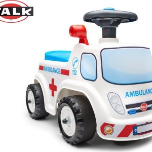 FALK Odrážedlo Ambulance s otevíracím sedadlem a klaksonem na volantu, Falk, W012712