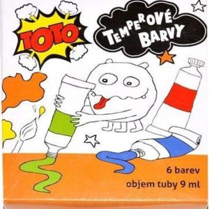 Temperové barvy 6 ks, TOTO, 881269