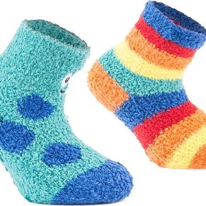 ponožky chlapecké FLUFFY s protiskluzem – 2pack, Pidilidi, PD0148-02, kluk – 6-12m