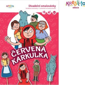 Divadelní omalovánky – červená karkulka, Kresli.to, W020269