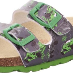 chlapecké korkové pantofle FOOTBAD, Superfit, 1-800111-2050, zelená – 32