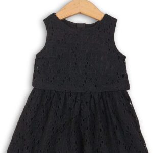 Šaty dívčí krajkové, Minoti, perfect 10, antracit – 98/104 | 3/4let