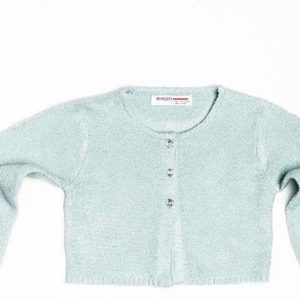 Svetr dívčí / bolerko, Minoti, DITSY 2, zelená – 98/104 | 3/4let