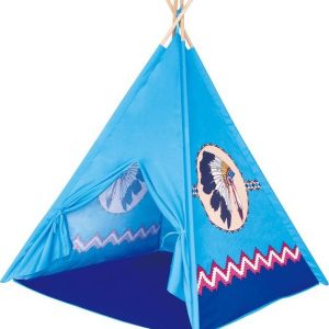 Stan indiánský 120x120x150 cm modrý, Wiky, W018192