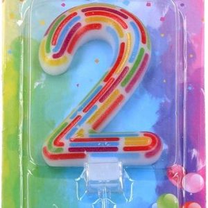 Párty svíčka číslo 2 Čárky, W017548