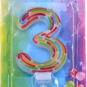 Párty svíčka číslo 3 Čárky, W017549