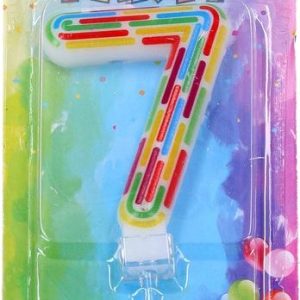 Párty svíčka číslo 7 Čárky, W017553