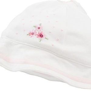 Kojenecký klobouček, dívčí, bílý – 62 | 0-3m