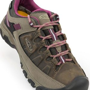 Dámské trekové boty Targhee III WP W weiss/boysenberry, Keen, 1018177, hnědá – 41