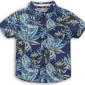 Košile chlapecká s krátkým rukávem, Minoti, heat 10, kluk – 68/80 | 6-12m